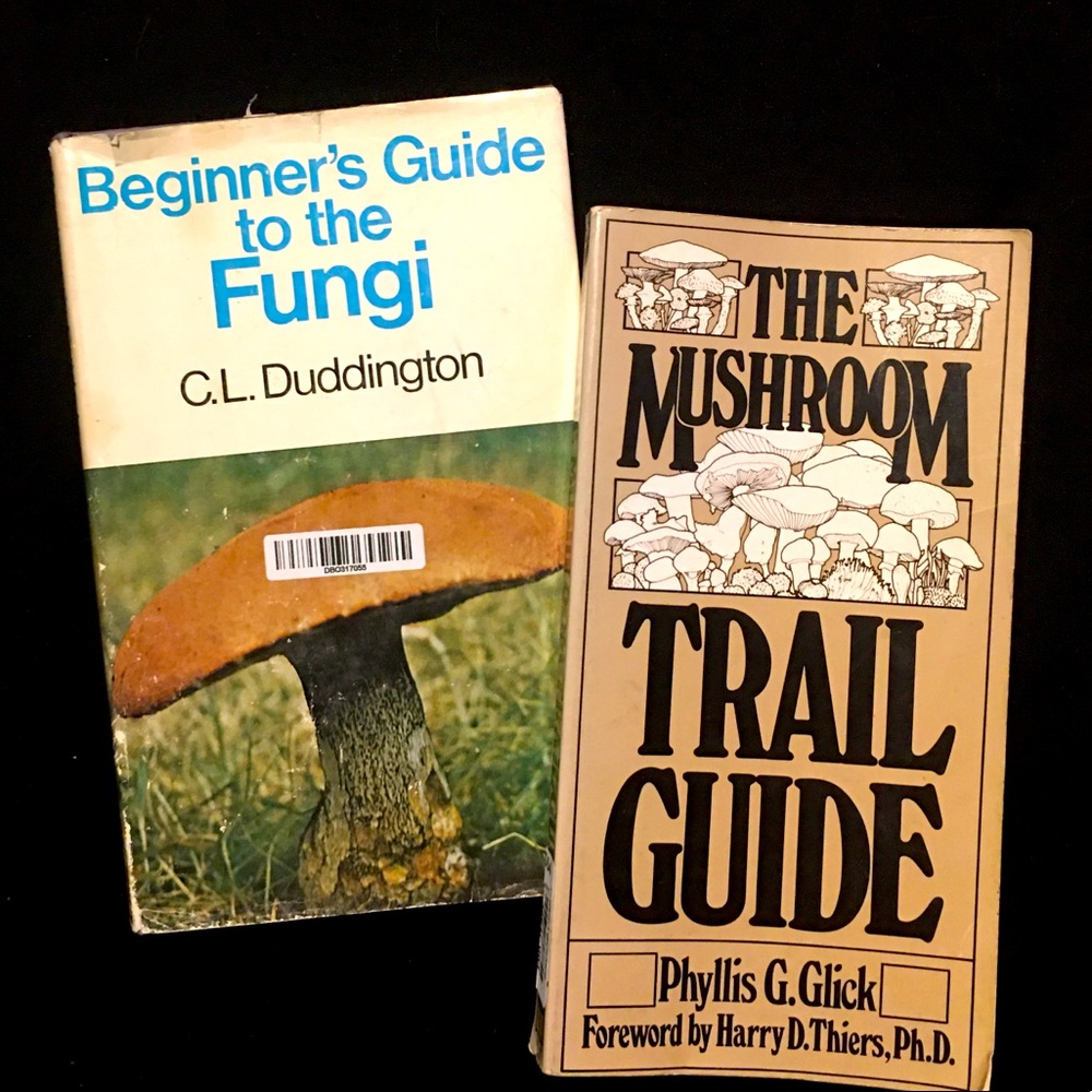 Vintage Mushroom Book Set